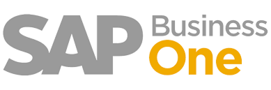 Logotipo da empresa SAP Business One - B1, sistema que a integração da Maker funciona